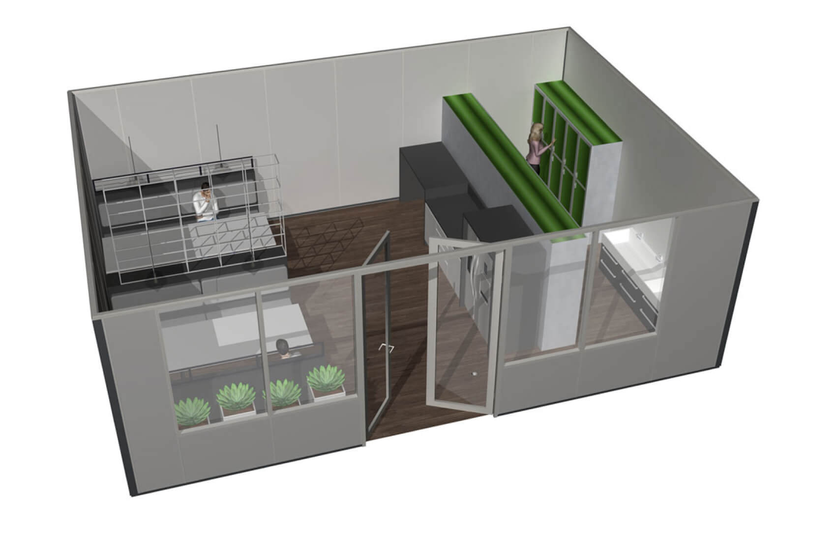 Sozialraum - modulare Raumsysteme Sozialraum - modulare Raumsysteme